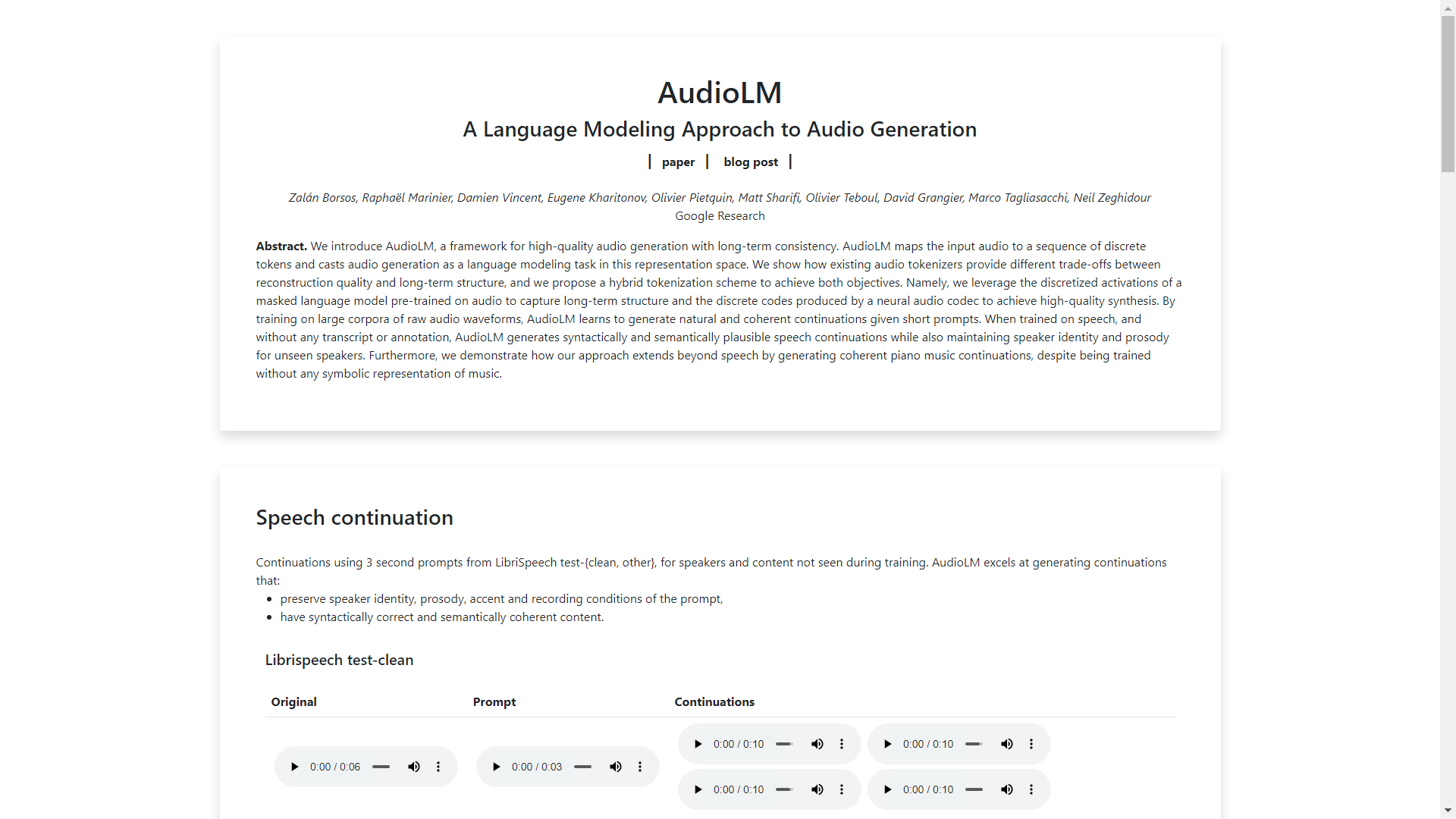 AudioLM