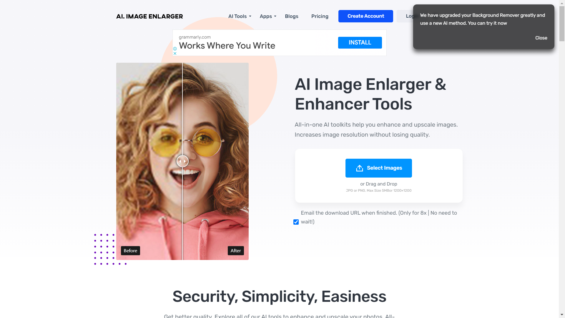 AI Image Enlarger