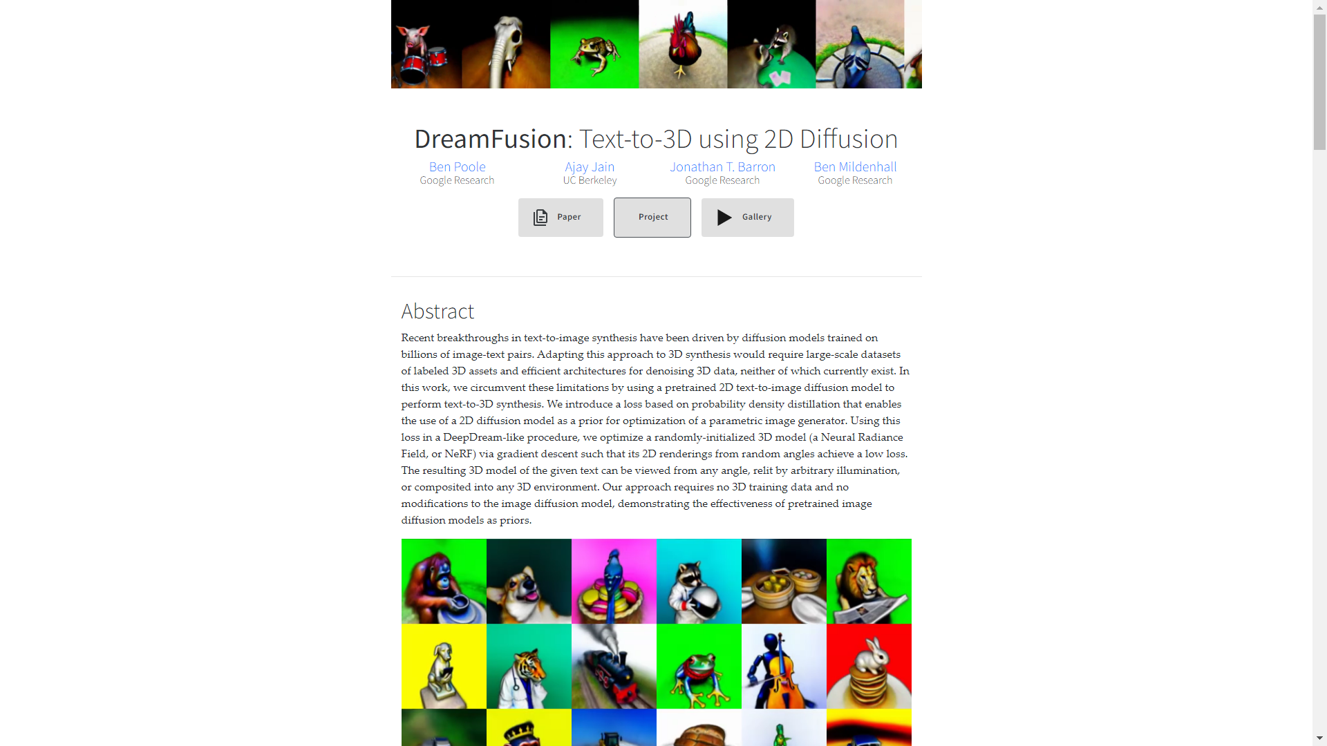 DreamFusion